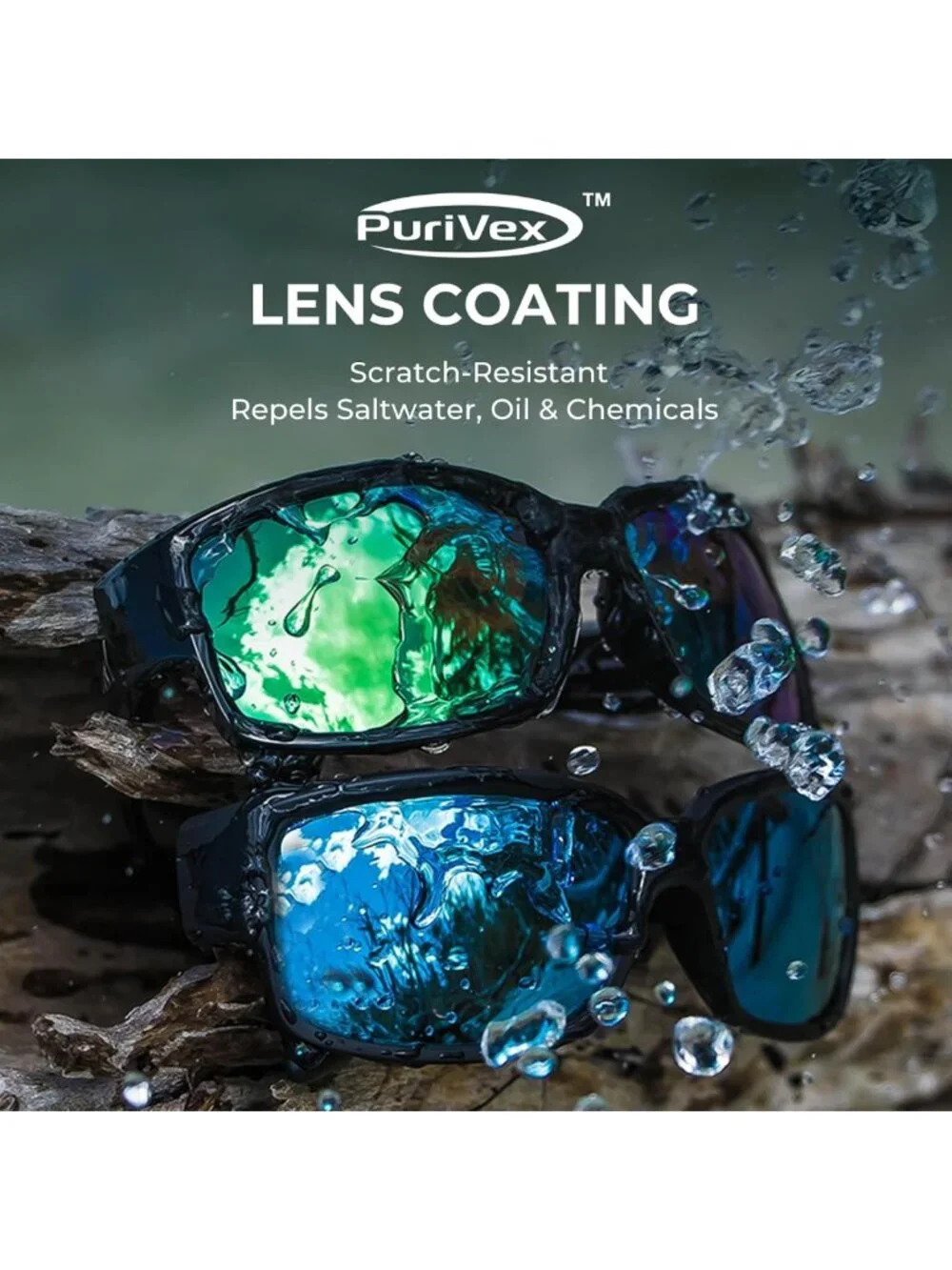 Polarized Sport Sunglasses for Men & Women | UV Protection, Lightweight, Wrap